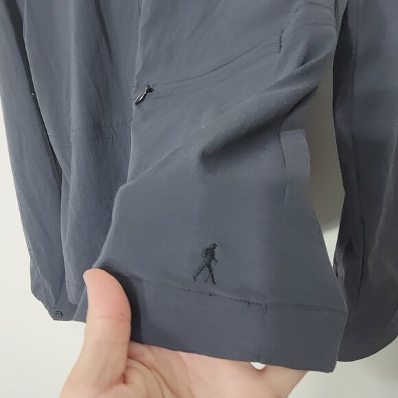 Royal Robbins Men's Black Nylon Blend Pocket Zip Up Casual Collar Jacket Size S - Picture 7 of 12